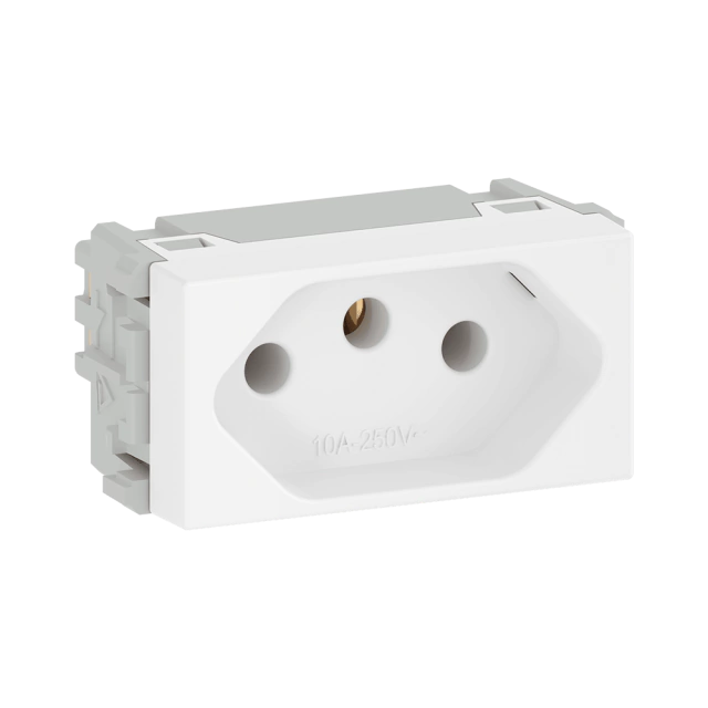 Módulo Tomada 2P+T 10A ou 20A 250V~ Refinatto WEG Home | Loja Tramo
