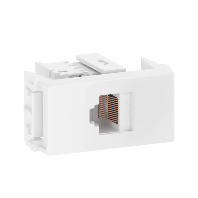 Módulo Tomada RJ45 com Keystone CAT 5E ou 6E Refinatto WEG Home | Loja Tramo