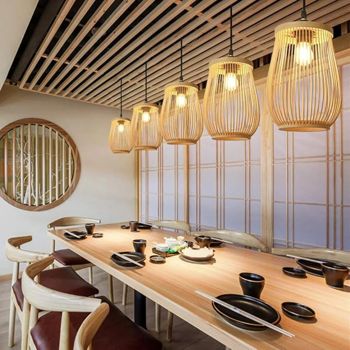 Lustre Bamboo Light | Loja Tramo