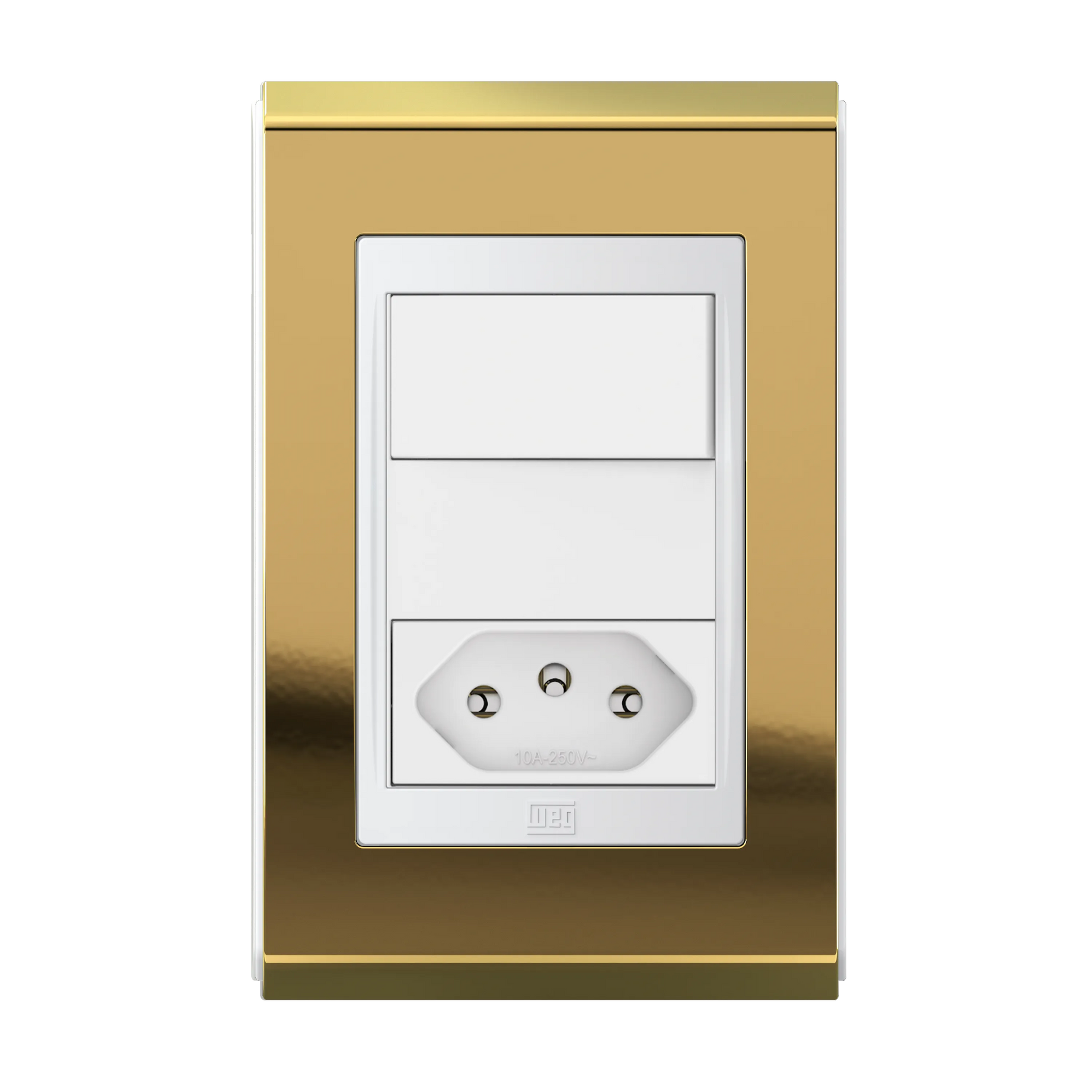 Conjunto Interruptor Simples + Tomada 2P+T 10A OU 20A (Refinatto) | Loja Tramo