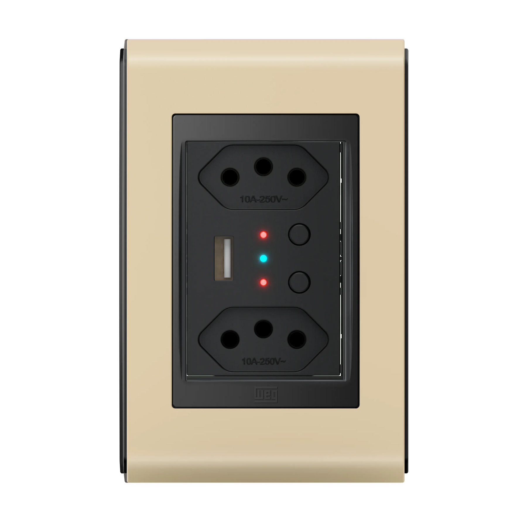 Conjunto Tomada Dupla Inteligente com USB e WIFI (Refinatto) | Loja Tramo