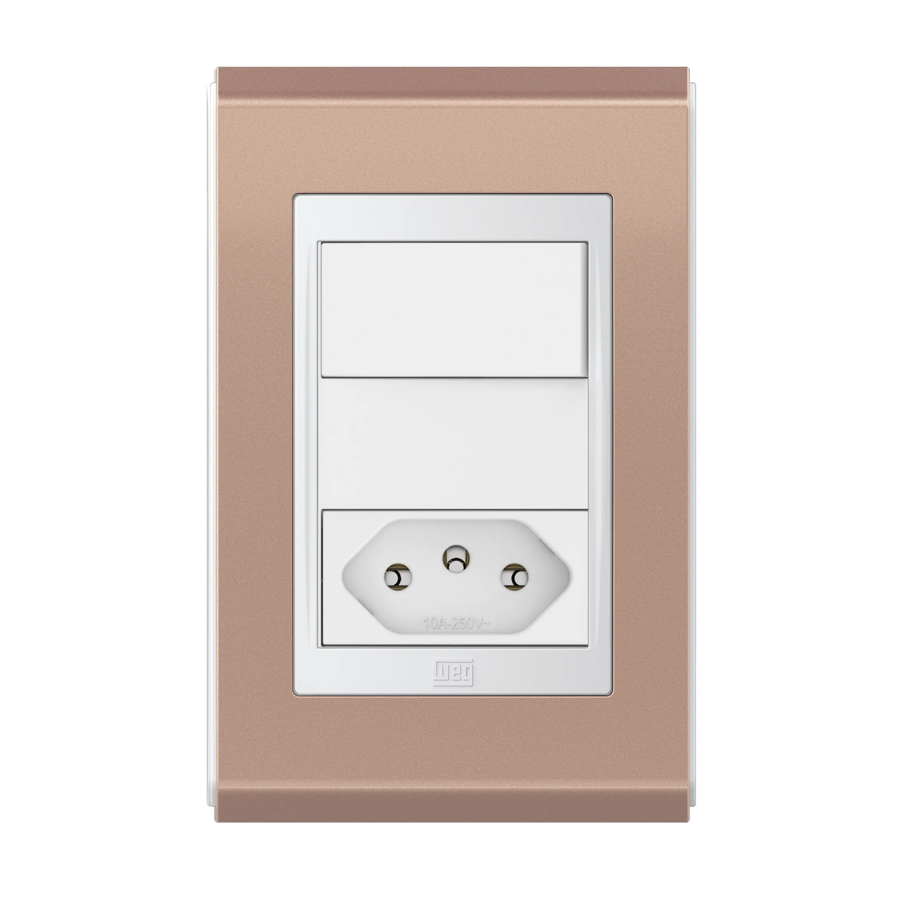 Conjunto Interruptor Simples + Tomada 2P+T 10A OU 20A (Refinatto) | Loja Tramo