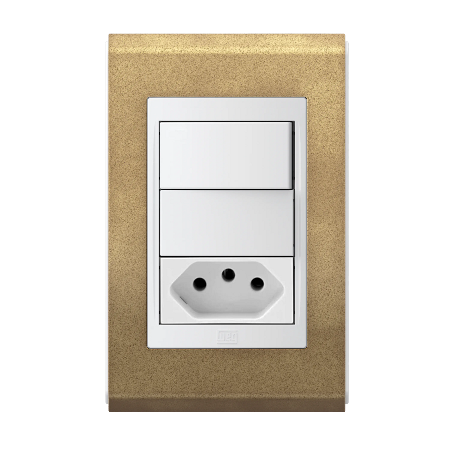 Conjunto Interruptor Simples + Tomada 2P+T 10A OU 20A (Refinatto) | Loja Tramo