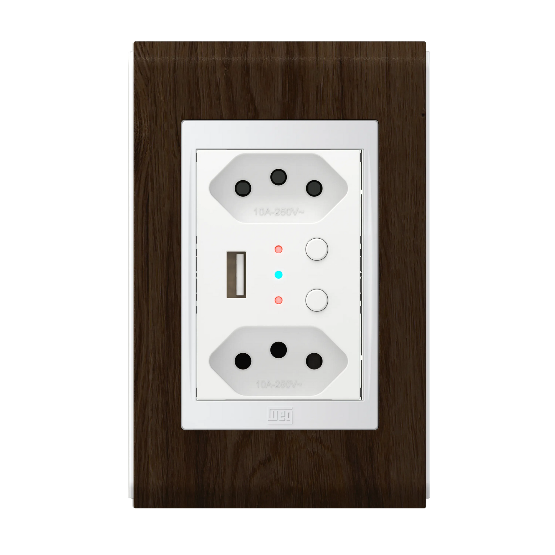 Conjunto Tomada Dupla Inteligente com USB e WIFI (Refinatto) | Loja Tramo