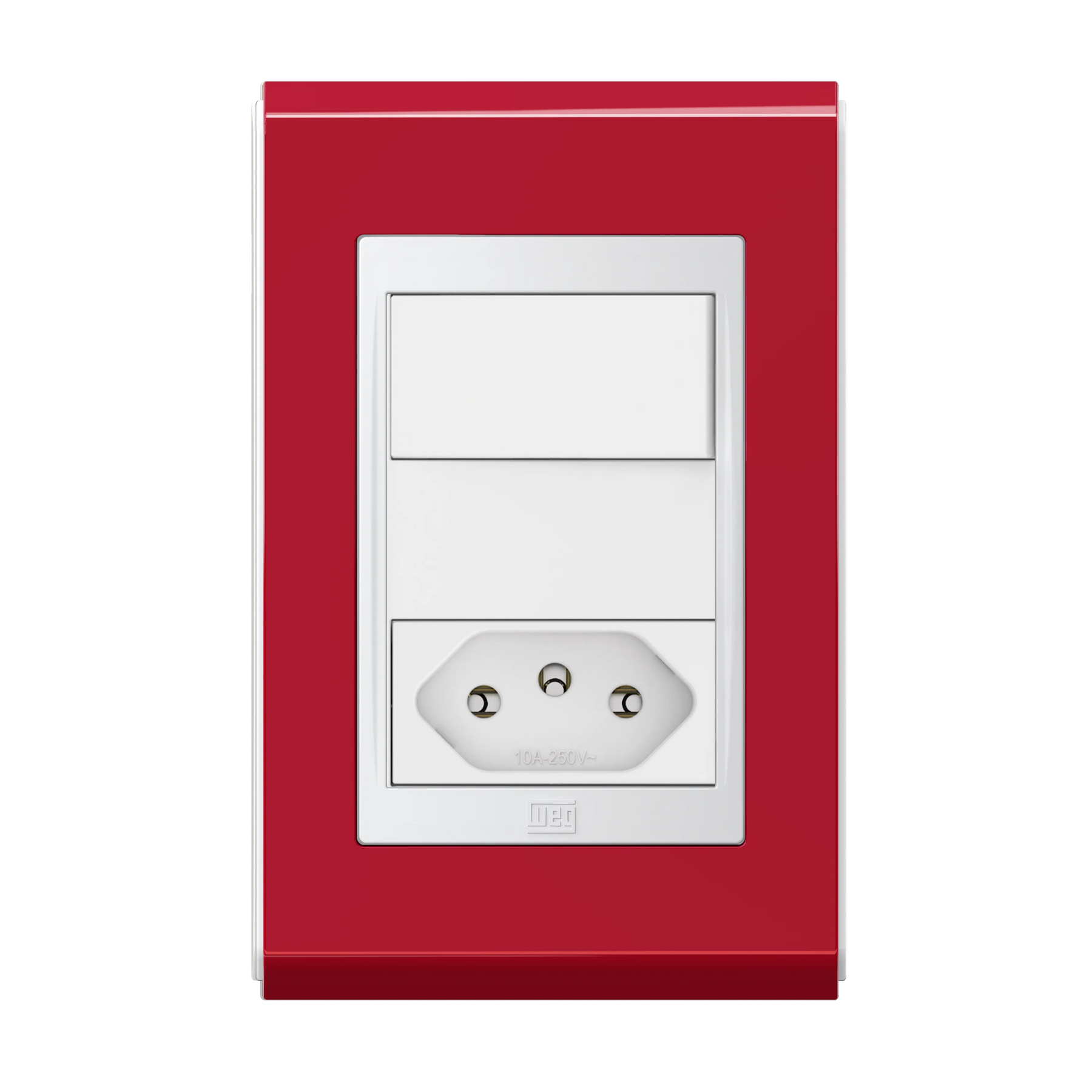 Conjunto Interruptor Simples + Tomada 2P+T 10A OU 20A (Refinatto) | Loja Tramo