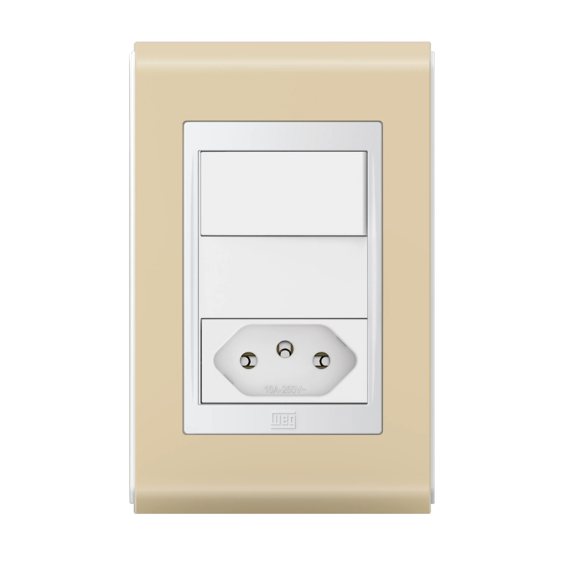 Conjunto Interruptor Simples + Tomada 2P+T 10A OU 20A (Refinatto) | Loja Tramo