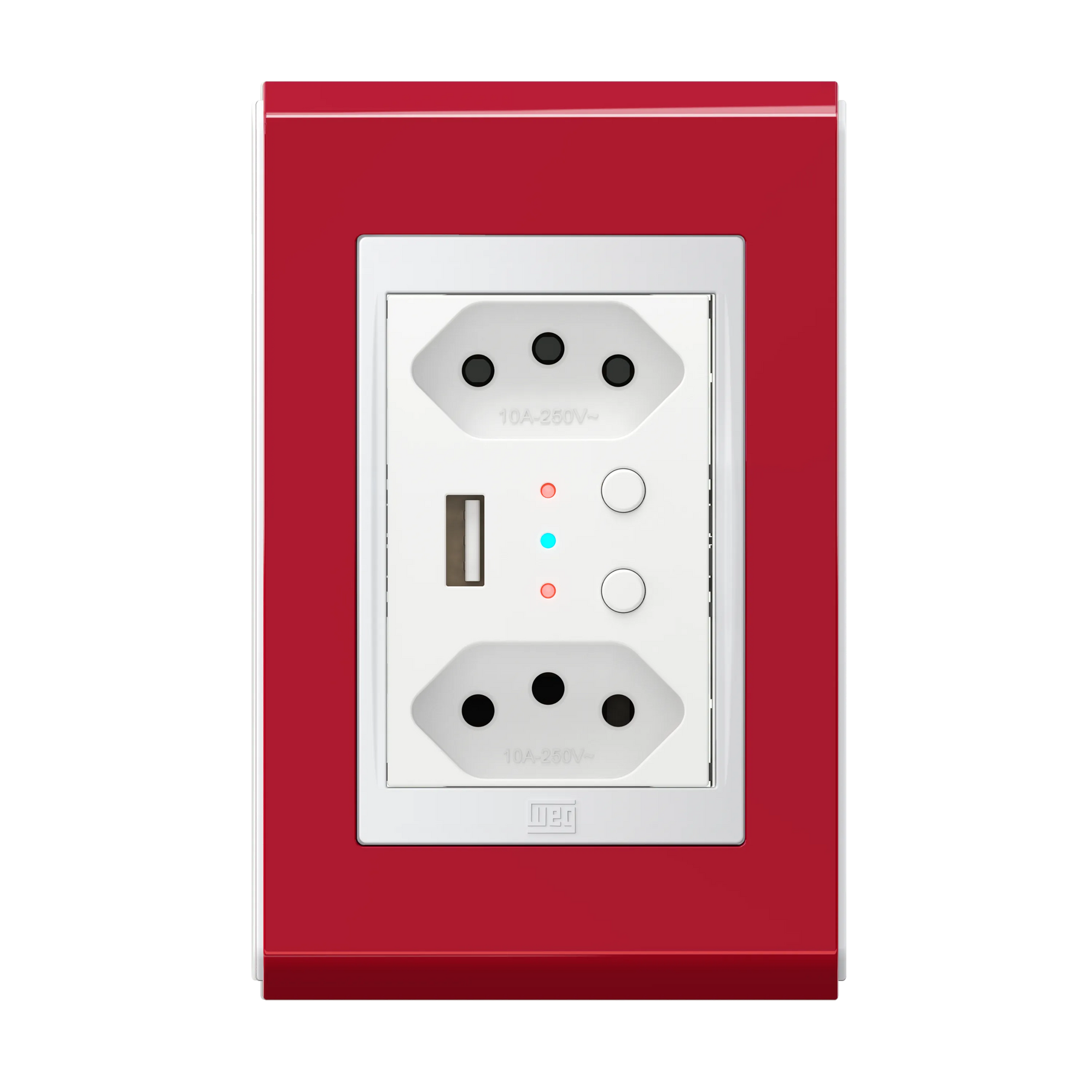Conjunto Tomada Dupla Inteligente com USB e WIFI (Refinatto) | Loja Tramo