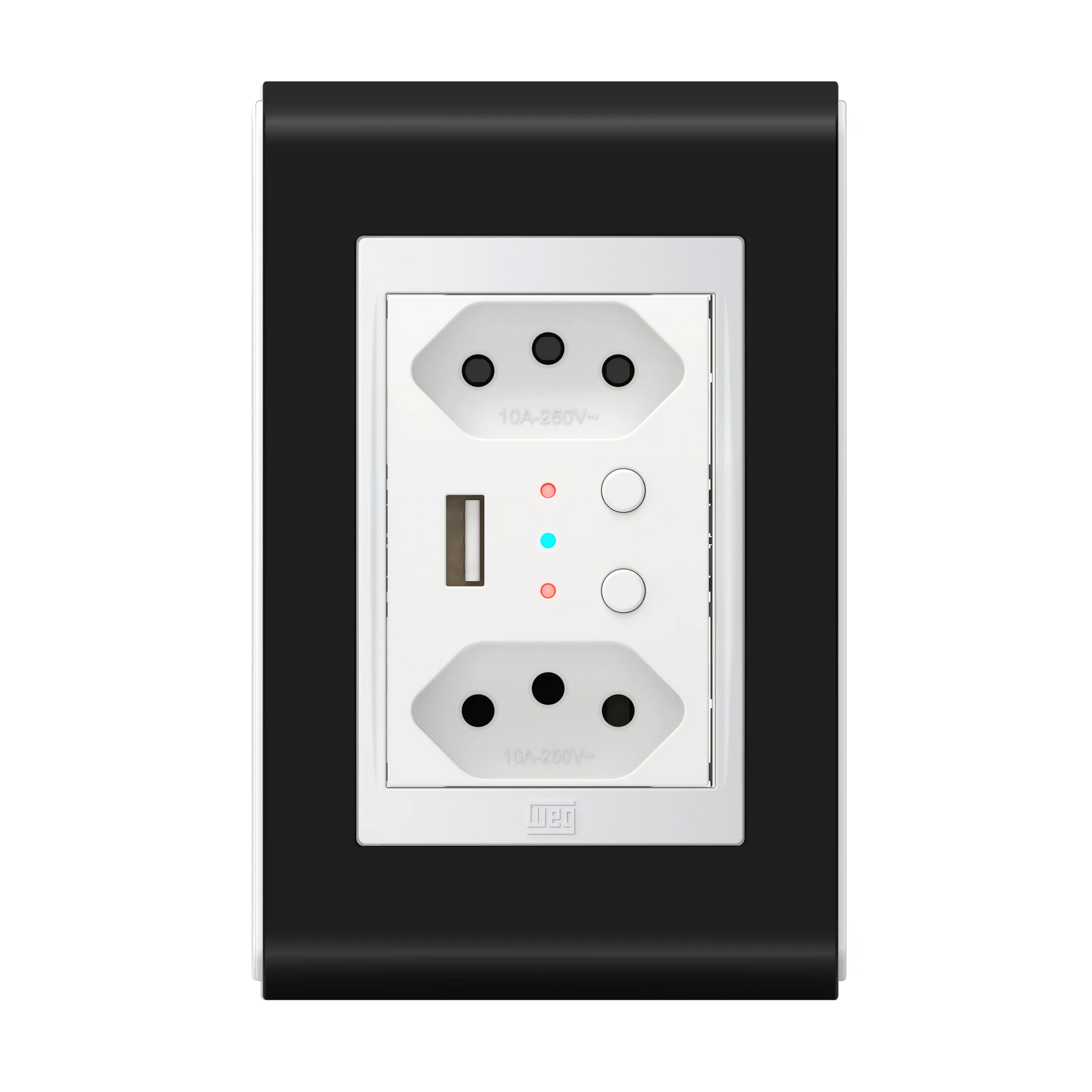 Conjunto Tomada Dupla Inteligente com USB e WIFI (Refinatto) | Loja Tramo