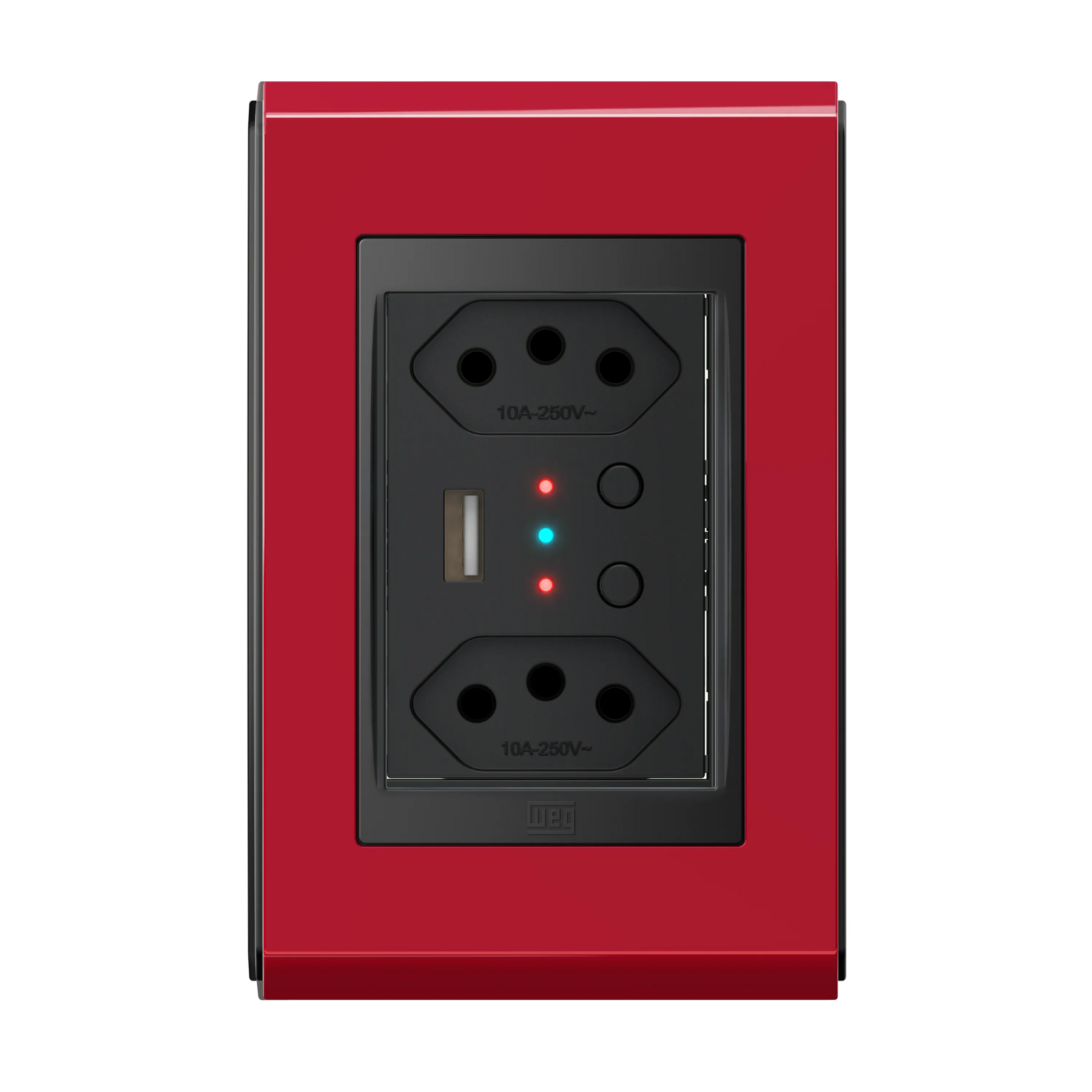 Conjunto Tomada Dupla Inteligente com USB e WIFI (Refinatto) | Loja Tramo