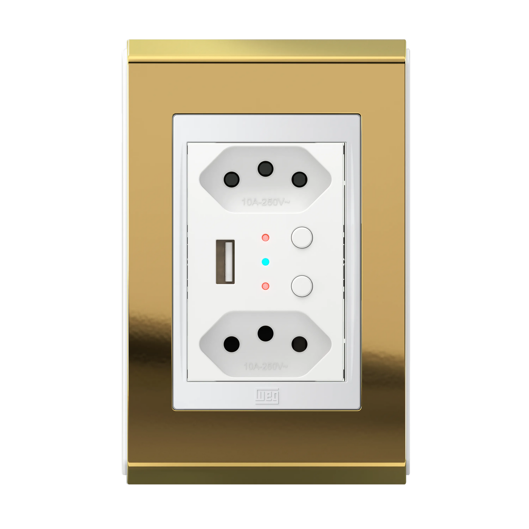 Conjunto Tomada Dupla Inteligente com USB e WIFI (Refinatto) | Loja Tramo
