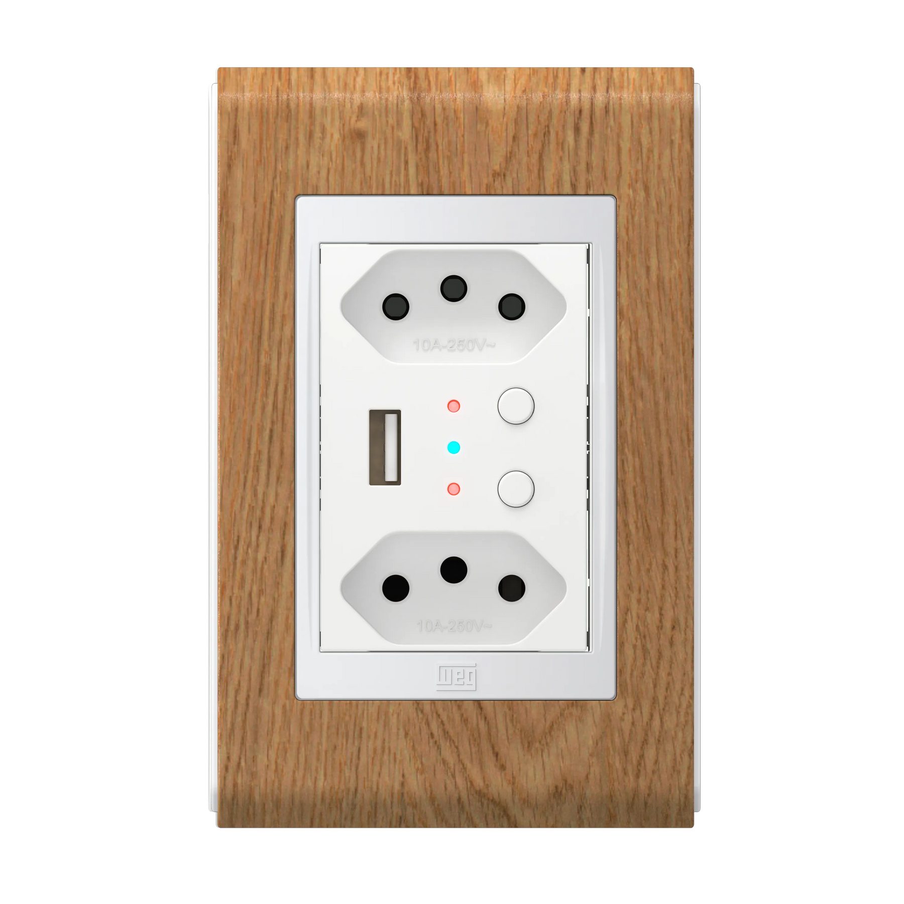 Conjunto Tomada Dupla Inteligente com USB e WIFI (Refinatto) | Loja Tramo