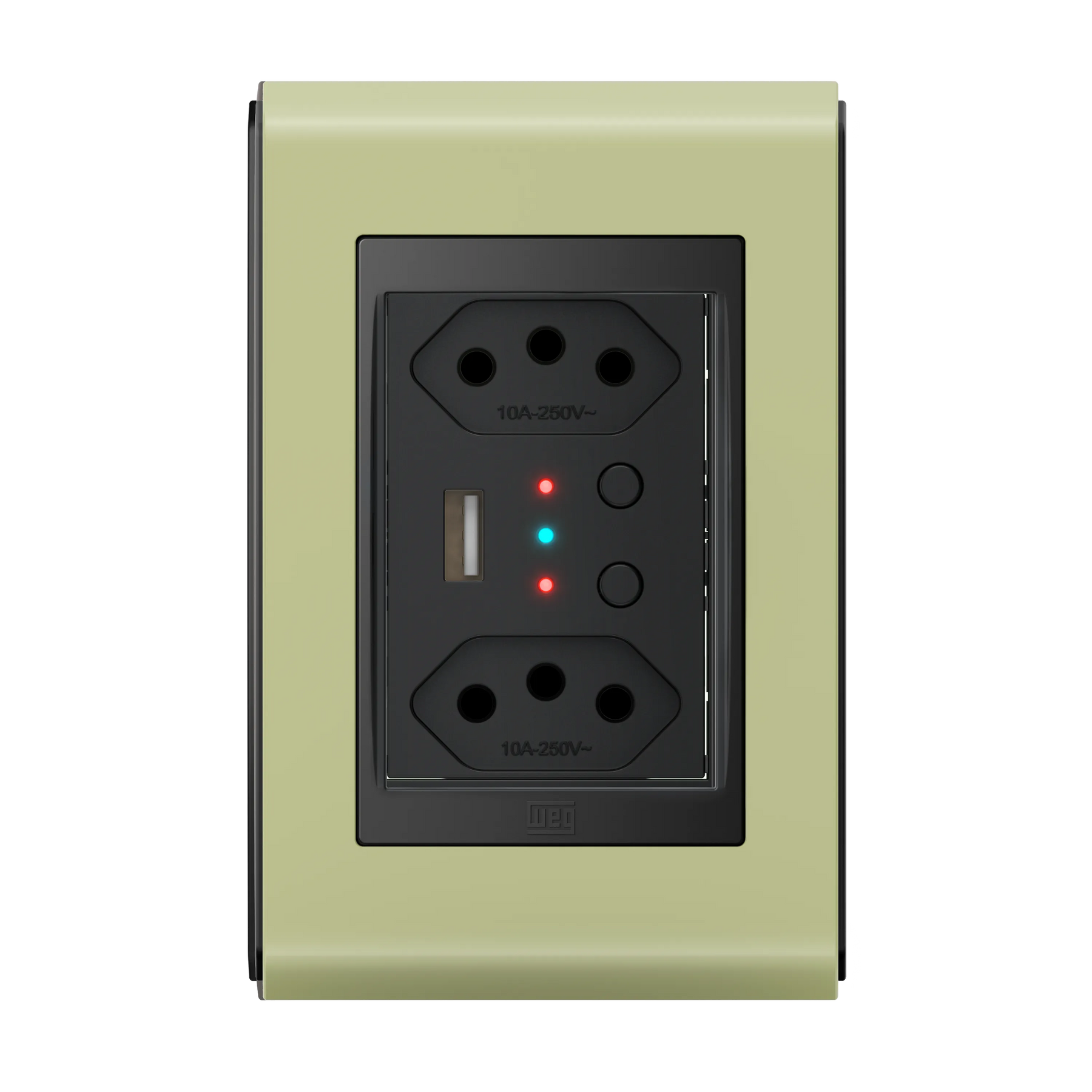 Conjunto Tomada Dupla Inteligente com USB e WIFI (Refinatto) | Loja Tramo