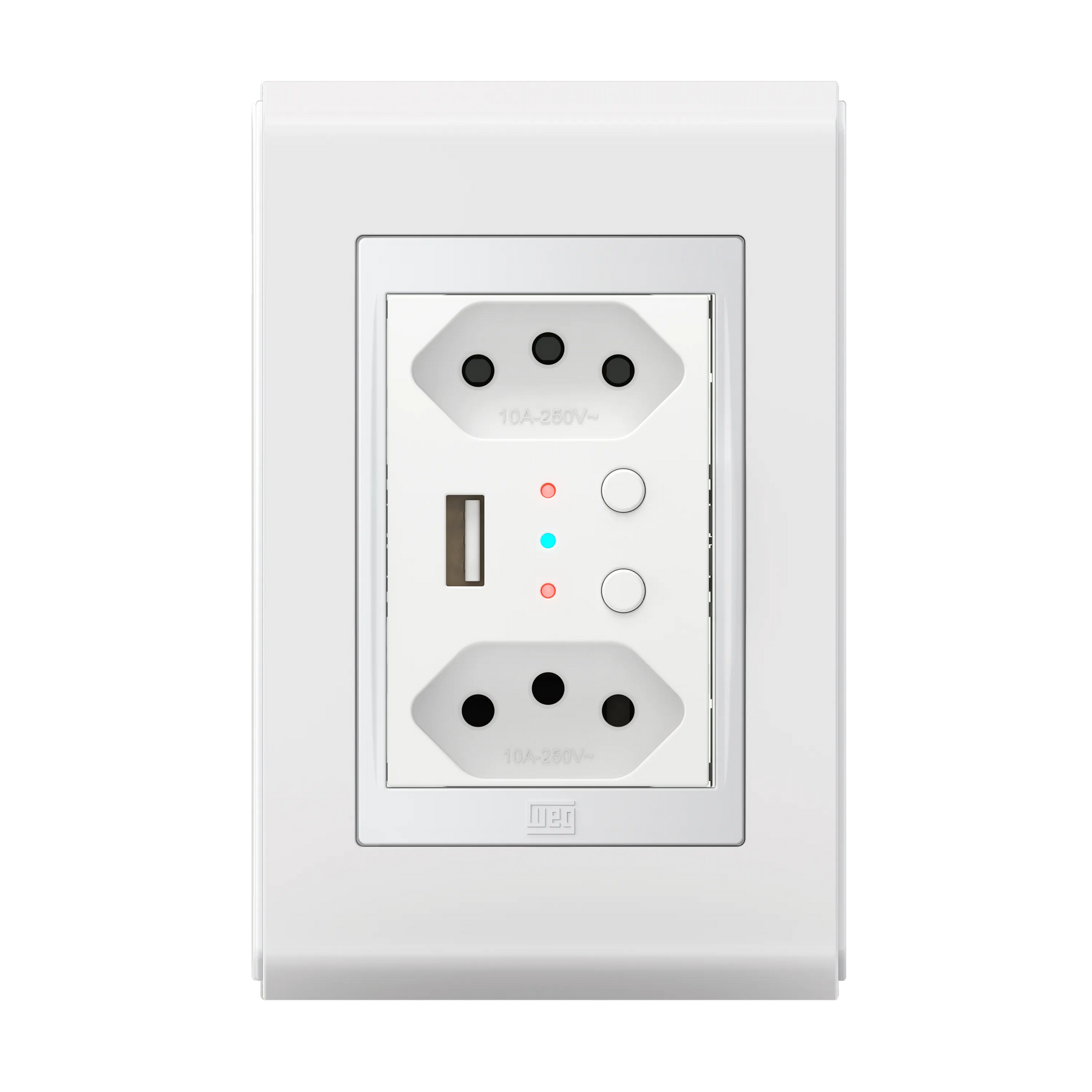 Conjunto Tomada Dupla Inteligente com USB e WIFI (Refinatto) | Loja Tramo