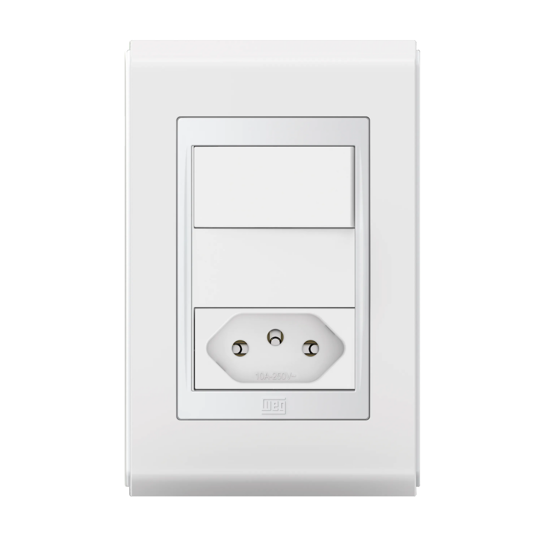 Conjunto Interruptor Simples + Tomada 2P+T 10A OU 20A (Refinatto) | Loja Tramo