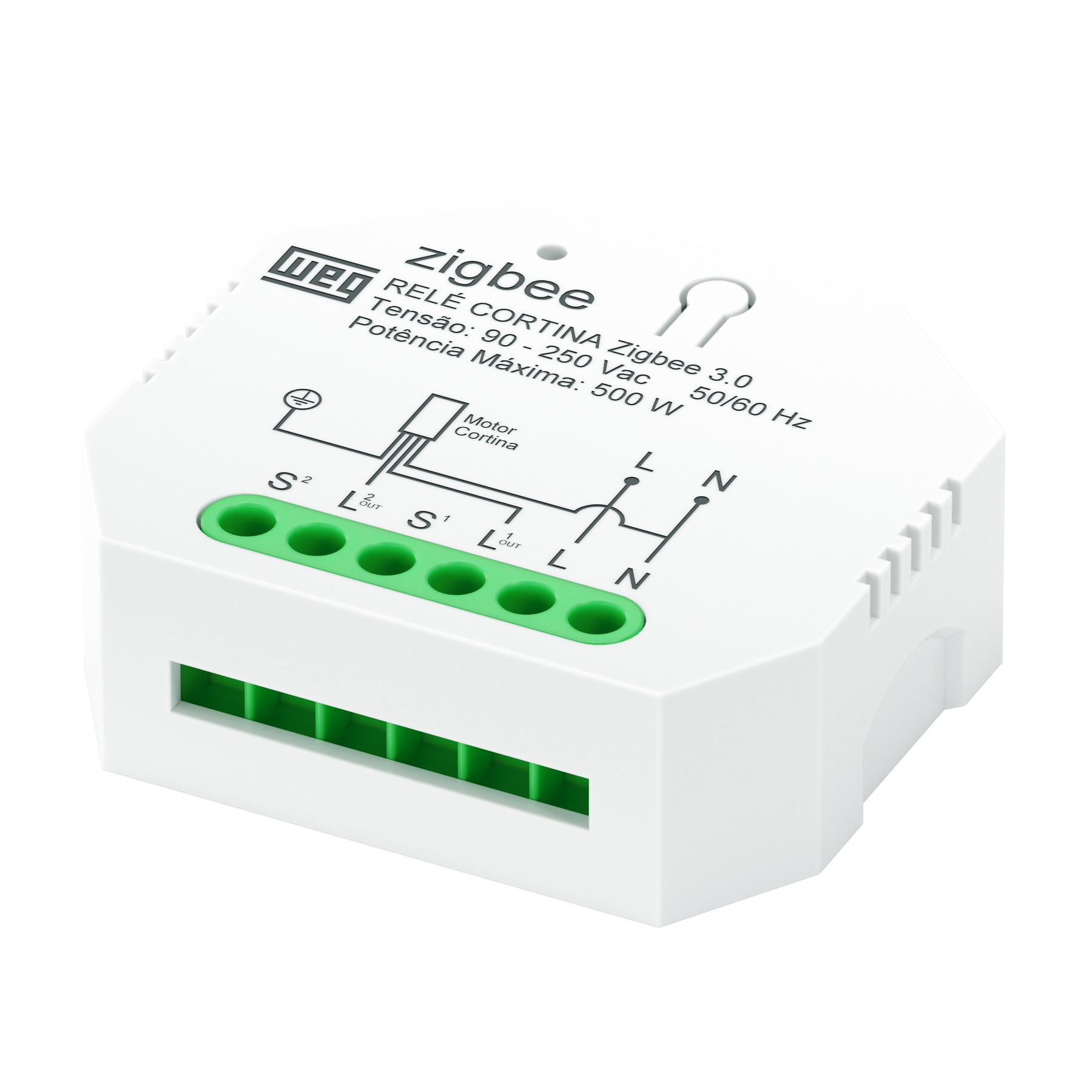 RELÉ CORTINA INTELIGENTE BIVOLT WI-FI+RF WEG HOME | Loja Tramo