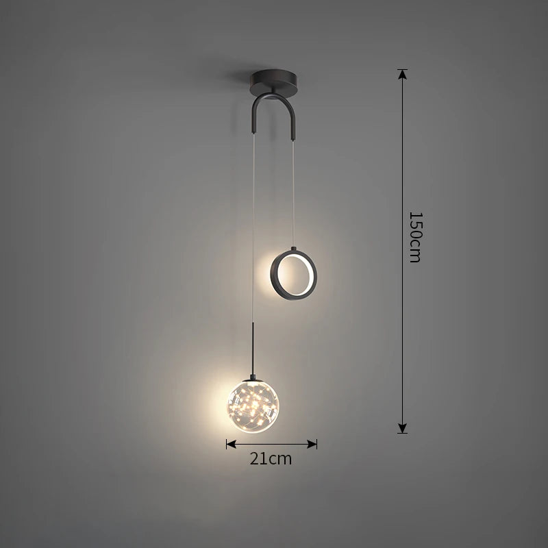 Lustre LED Nordic Gold | Loja Tramo