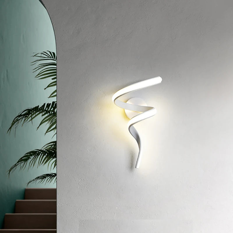 Luminária de Parede LED Espiral | Loja Tramo