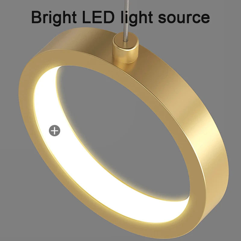Lustre LED Nordic Gold | Loja Tramo