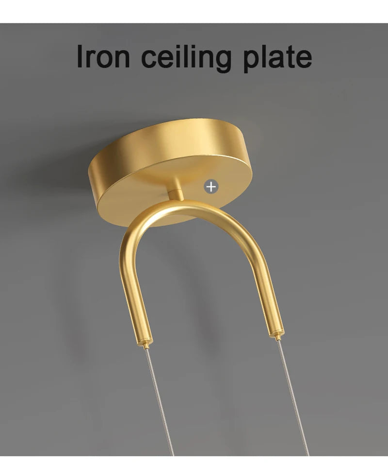 Lustre LED Nordic Gold | Loja Tramo