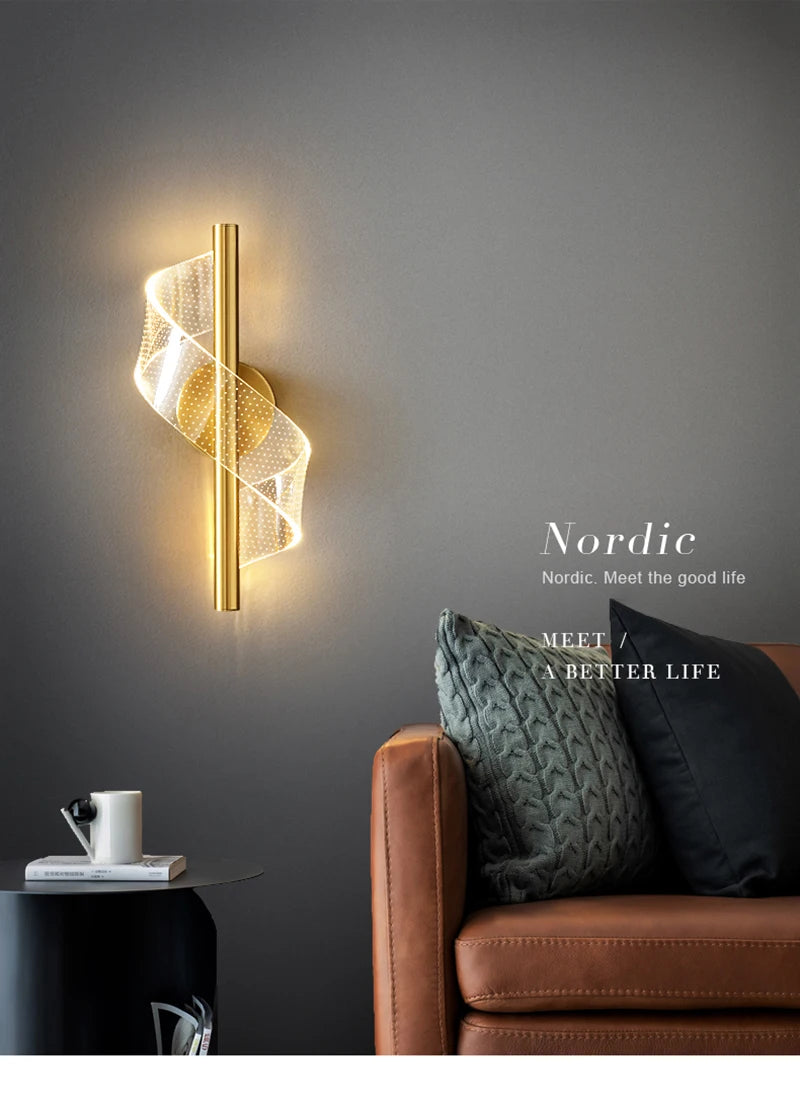 Luminária LED Nordic Gold | Loja Tramo