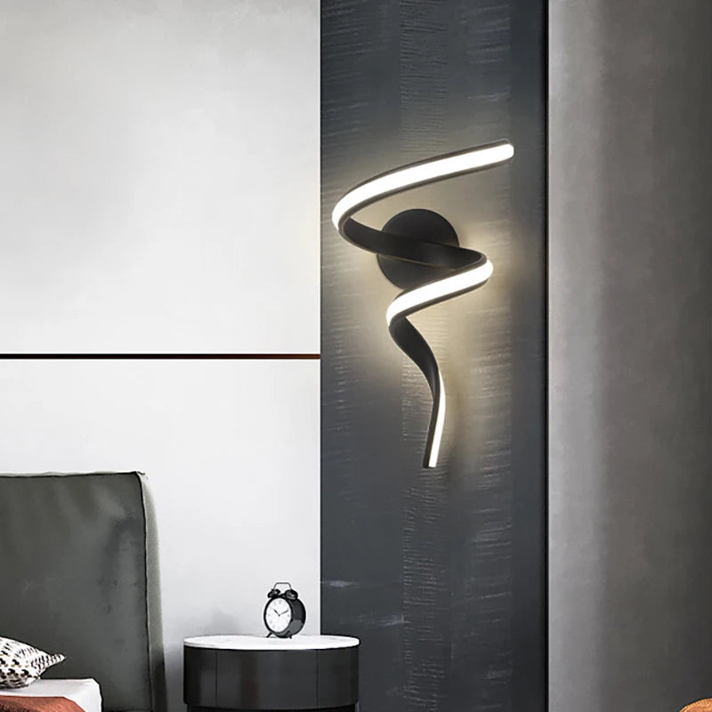 Luminária de Parede LED Espiral | Loja Tramo