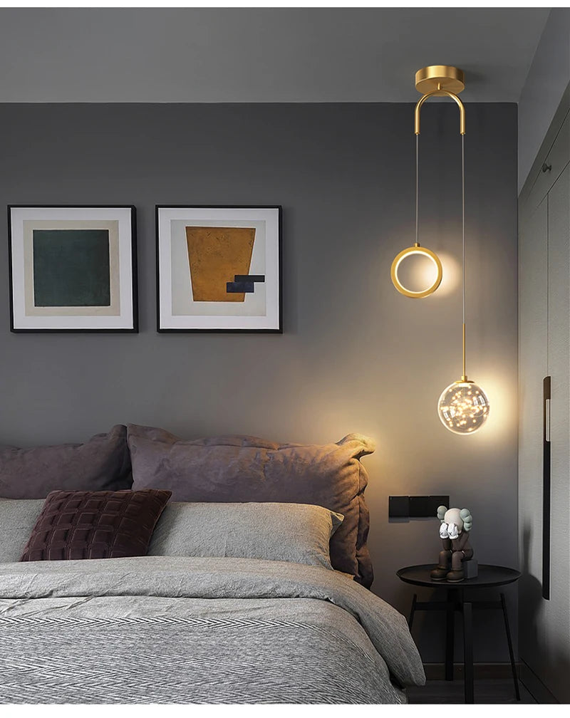 Lustre LED Nordic Gold | Loja Tramo