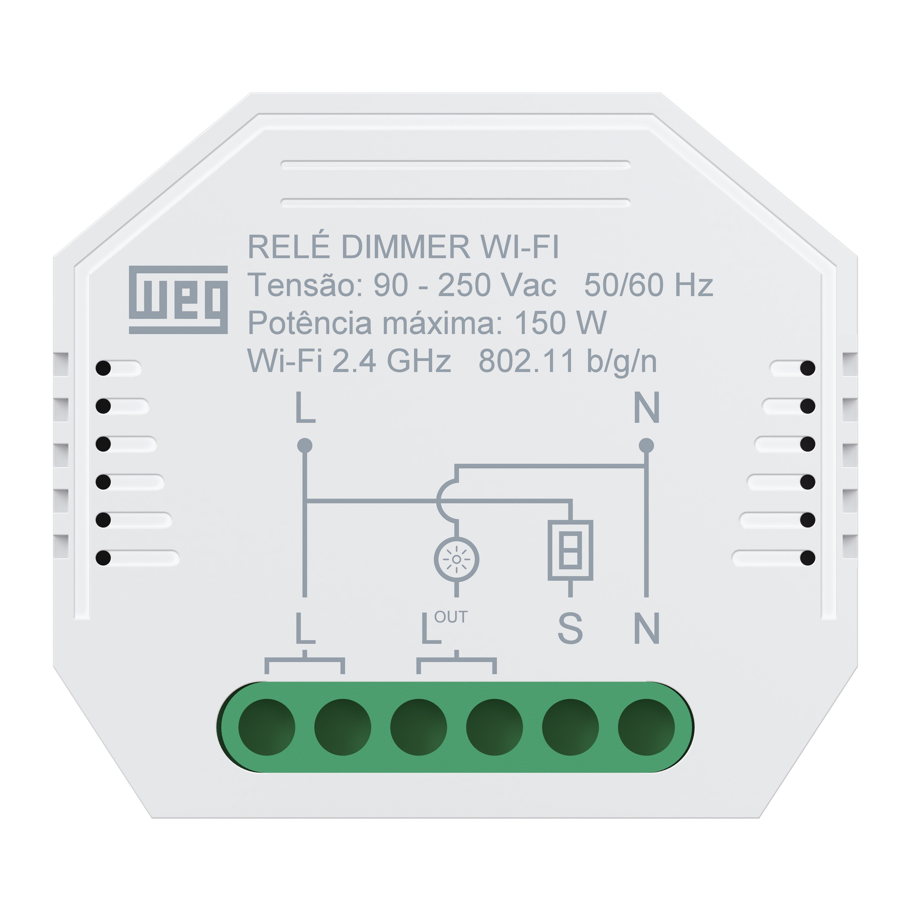 RELÉ DIMMER 1C BIVOLT WI-FI WEG HOME | Loja Tramo