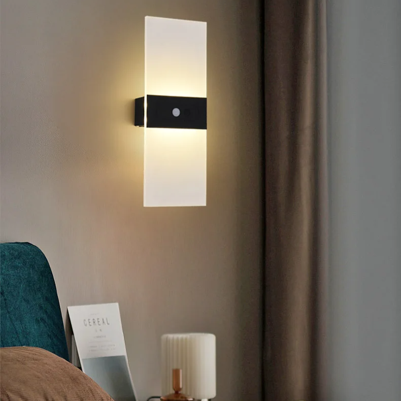 Luminária de Parede LED Moderna com Sensor de Movimento | Loja Tramo