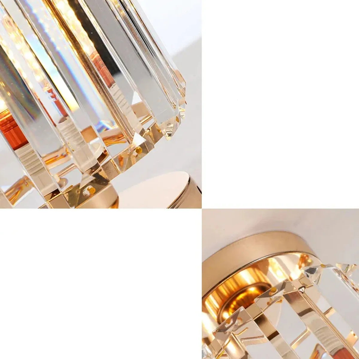 Lustre LED Geométrico de Cristal | Loja Tramo