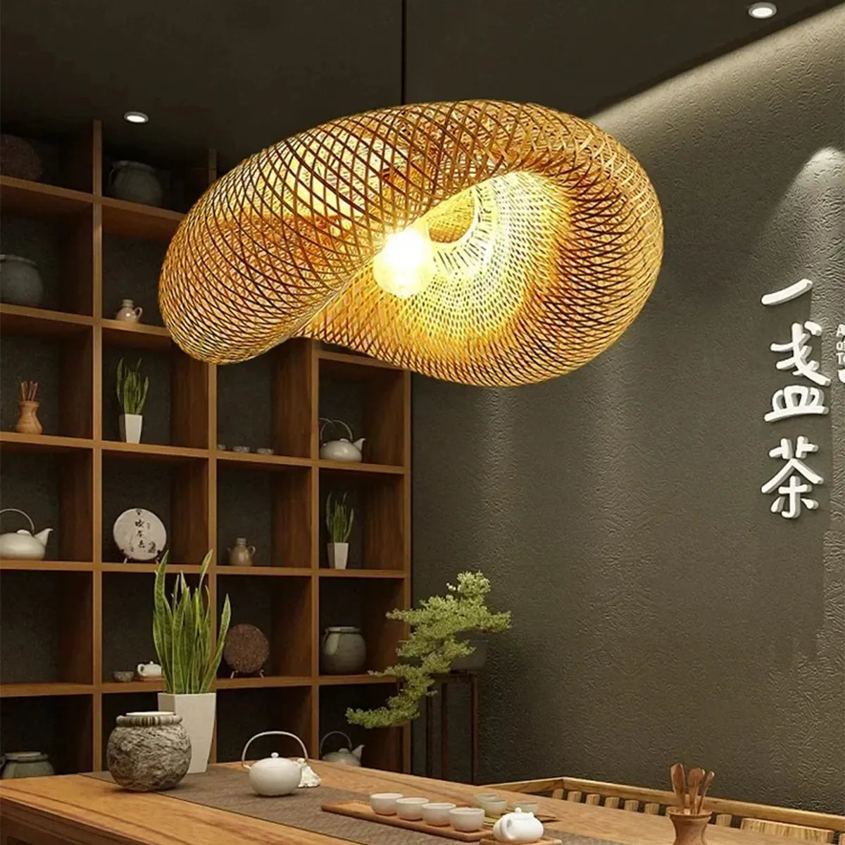 Pendente Orgânico de Bamboo | Loja Tramo