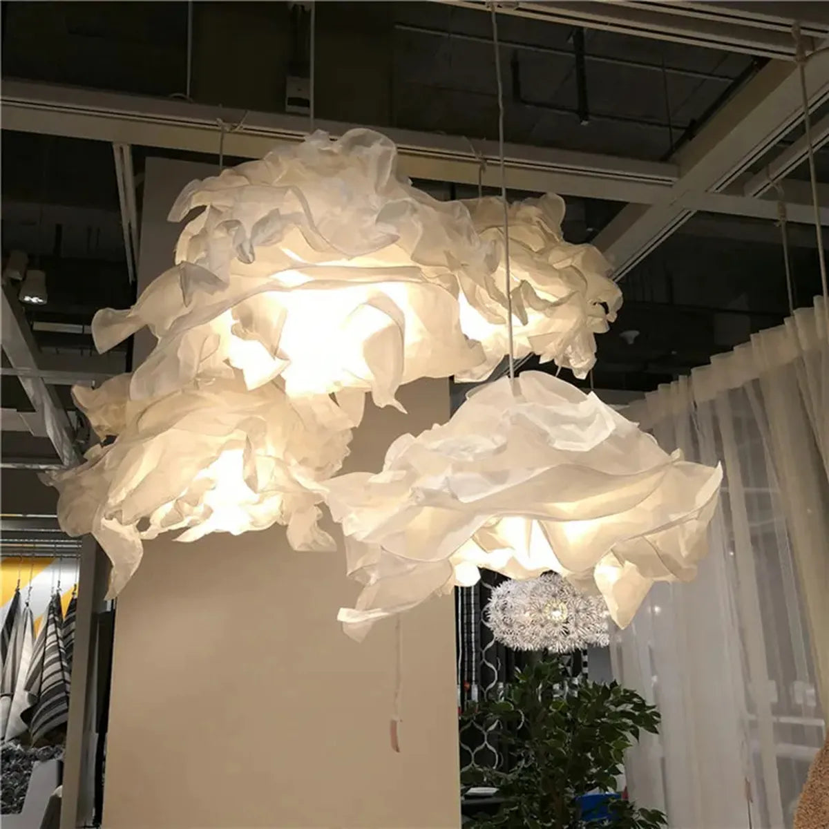 Lustre Cúpula Nuvem Abstrata | Loja Tramo