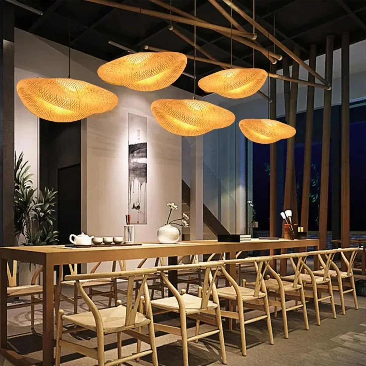 Pendente Orgânico de Bamboo | Loja Tramo