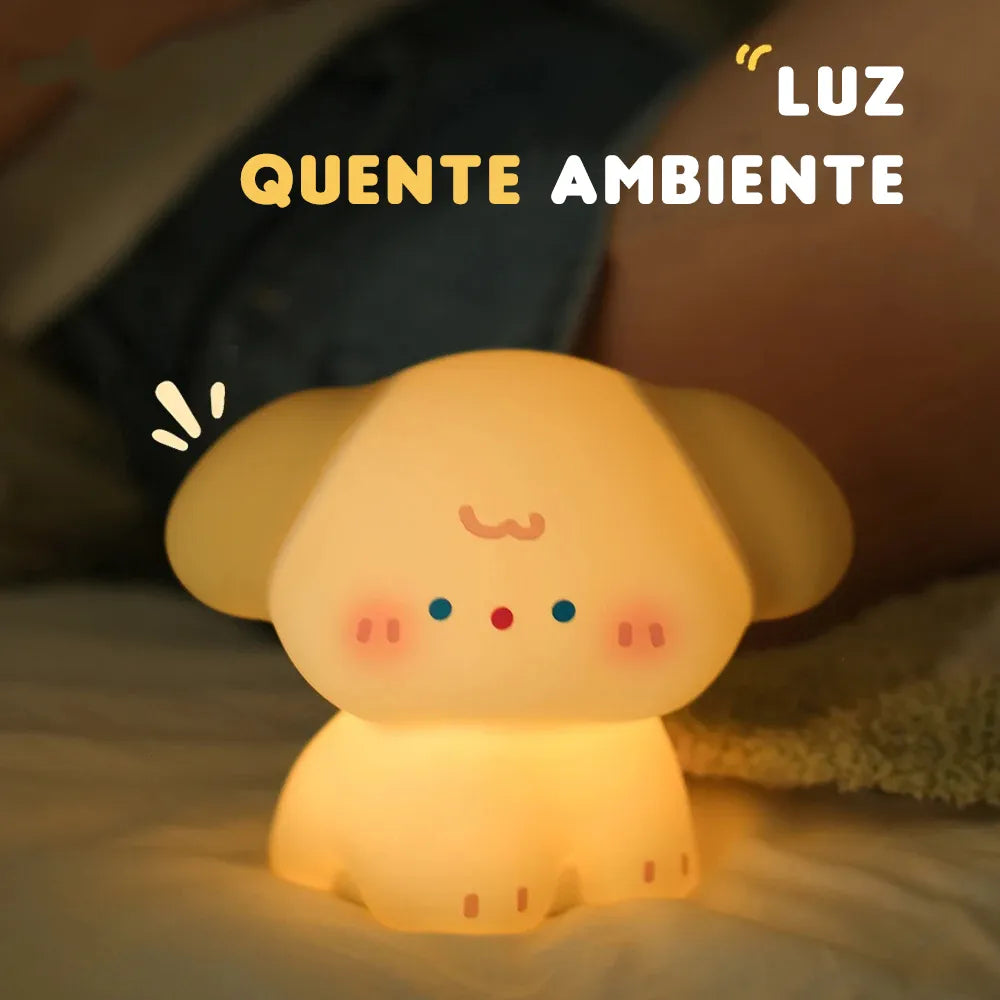 Abajur de Silicone Cute Dog | Loja Tramo
