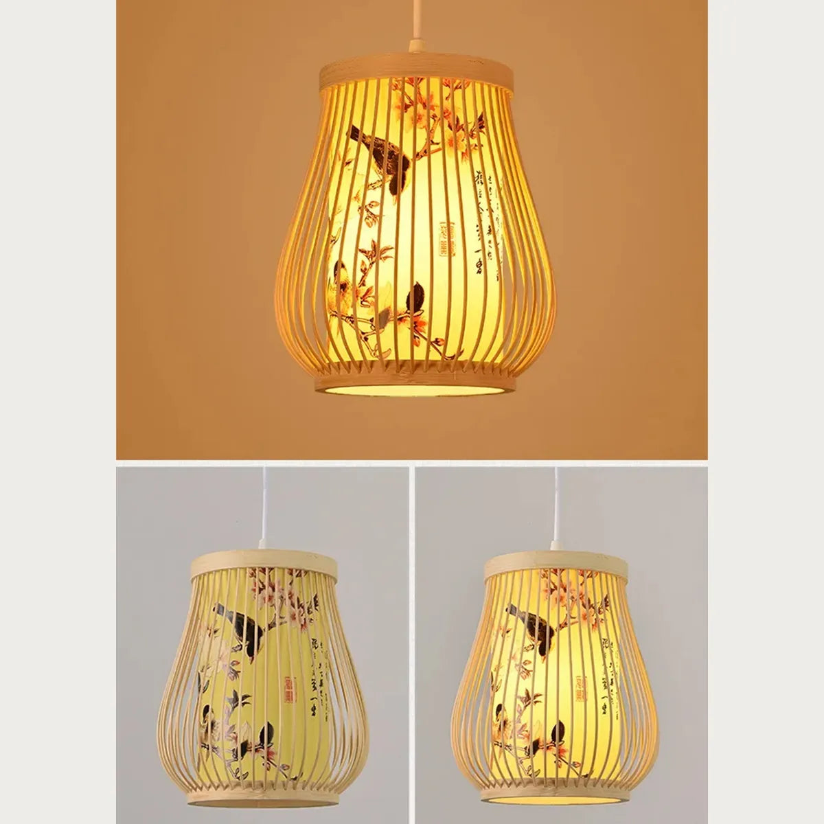 Pendente de Bamboo Estilo Chinês | Loja Tramo