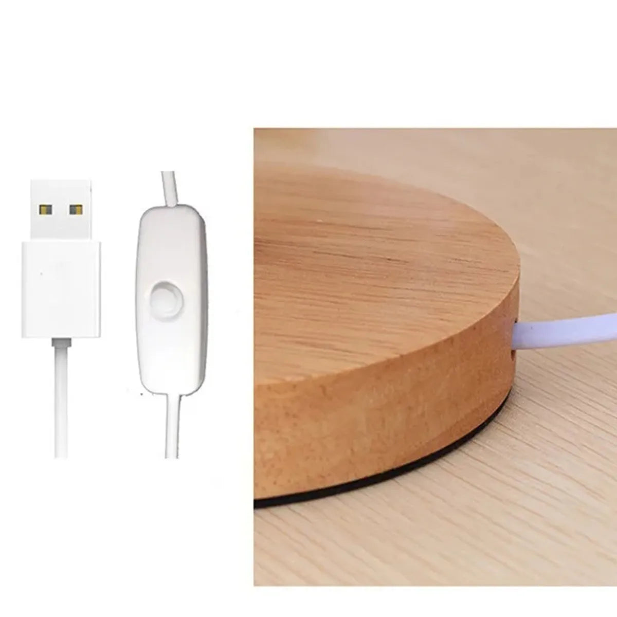 Abajur USB Recarregável Para Casa | Loja Tramo