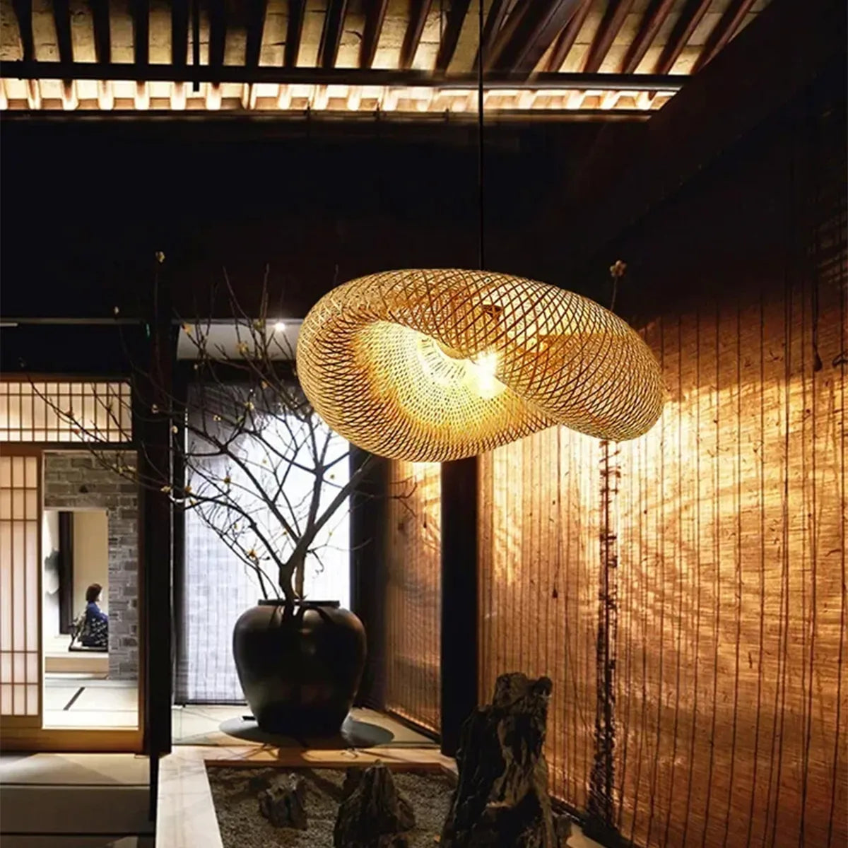 Pendente Orgânico de Bamboo | Loja Tramo