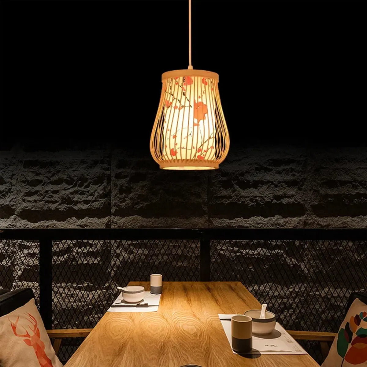 Pendente de Bamboo Estilo Chinês | Loja Tramo