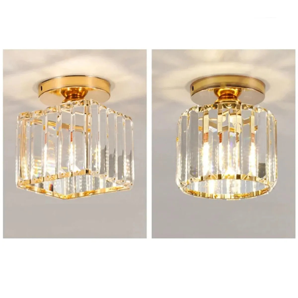 Lustre LED Geométrico de Cristal | Loja Tramo