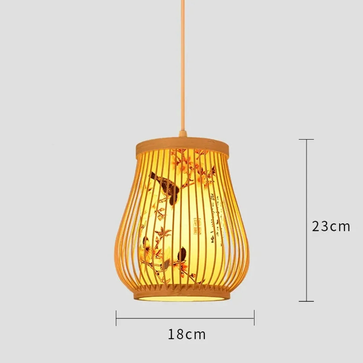 Pendente de Bamboo Estilo Chinês | Loja Tramo