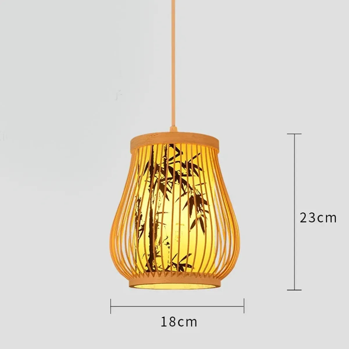 Pendente de Bamboo Estilo Chinês | Loja Tramo