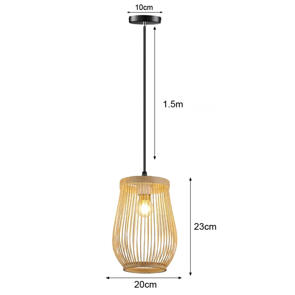 Lustre Bamboo Light | Loja Tramo