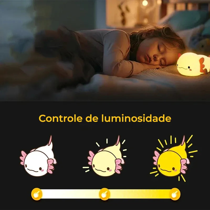 Abajur Touch USB Axolote | Loja Tramo
