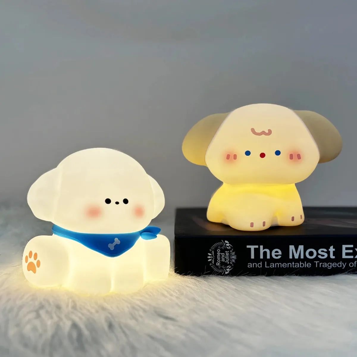 Abajur de Silicone Cute Dog | Loja Tramo