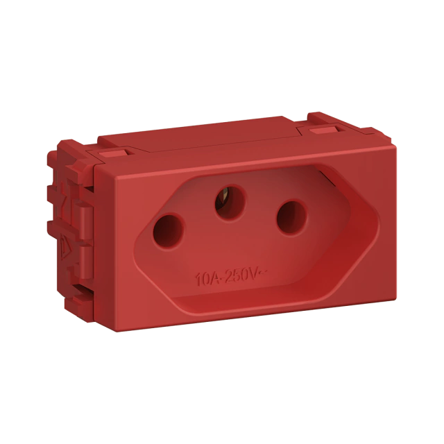 Módulo Tomada 2P+T 10A ou 20A 250V~ Refinatto WEG Home | Loja Tramo