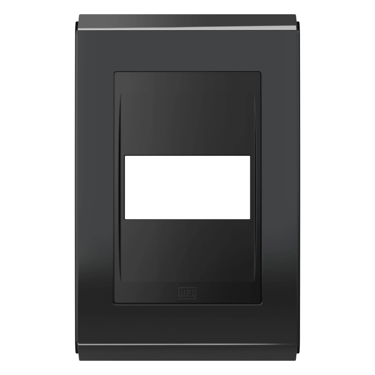 Placa Preto/Preta 4X2" Refinatto WEG | Loja Tramo