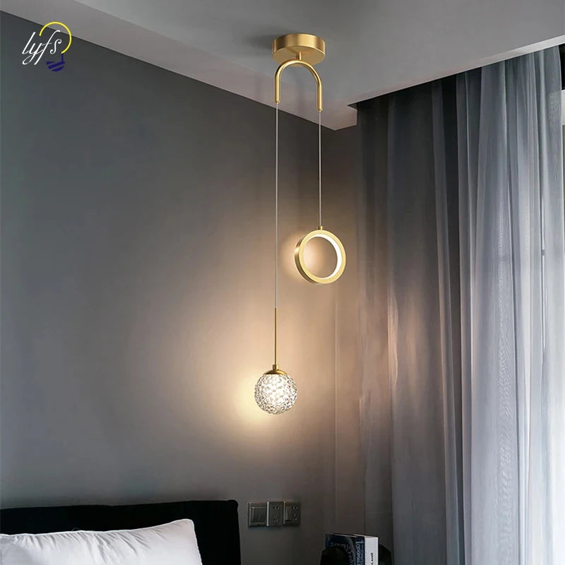 Lustre LED Nordic Gold | Loja Tramo