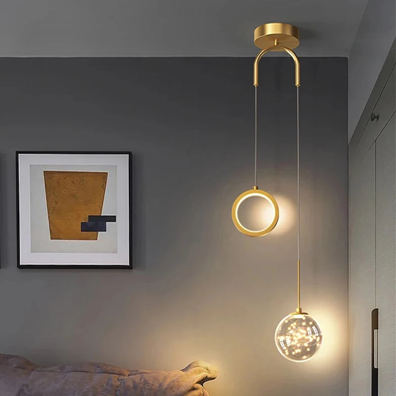 Lustre LED Nordic Gold | Loja Tramo