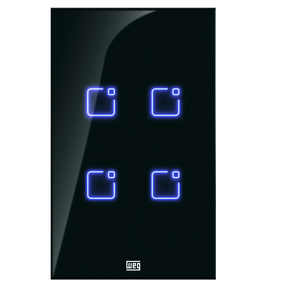 INTERRUPTOR TOUCH WHOME WI-FI 4x2" (1 a 4 botões) | Loja Tramo