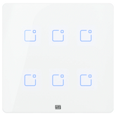 INTERRUPTOR TOUCH WHOME WI-FI 4x4 6 botões | Loja Tramo