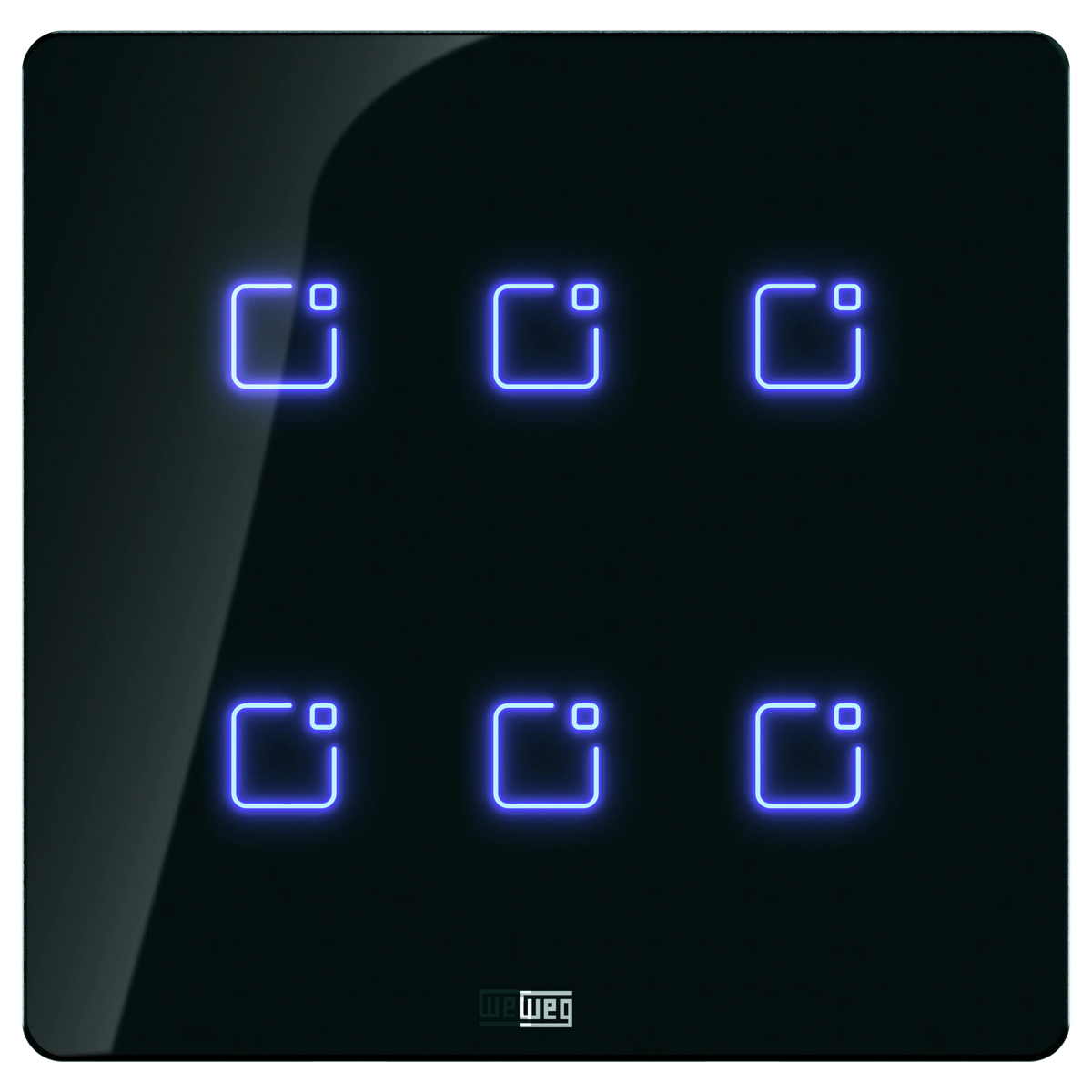 INTERRUPTOR TOUCH WHOME WI-FI 4x4 6 botões | Loja Tramo